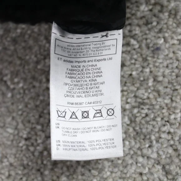Adidas x Alexander Wang Jacket Men's M Black L/S Reversible "Packaging Paper" - Picture 11 of 13
